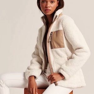 Abercrombie & Fitch Sherpa Shirt Jacket